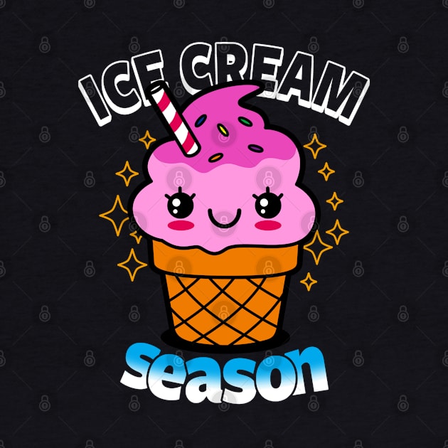 Cute Kawaii Summer Cute Kawaii Ice Cream Season Original Cartoon Meme by BoggsNicolas